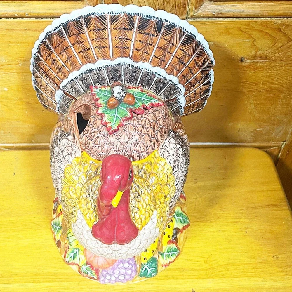 Burton+Burton Turkey Ceramic Tureen Thanksgiving